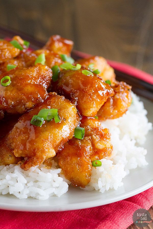Sweet and Sour Chicken – So good, you’ll want to put it on permanent rotation. Chicken is coated in a sweet and sticky sauce and