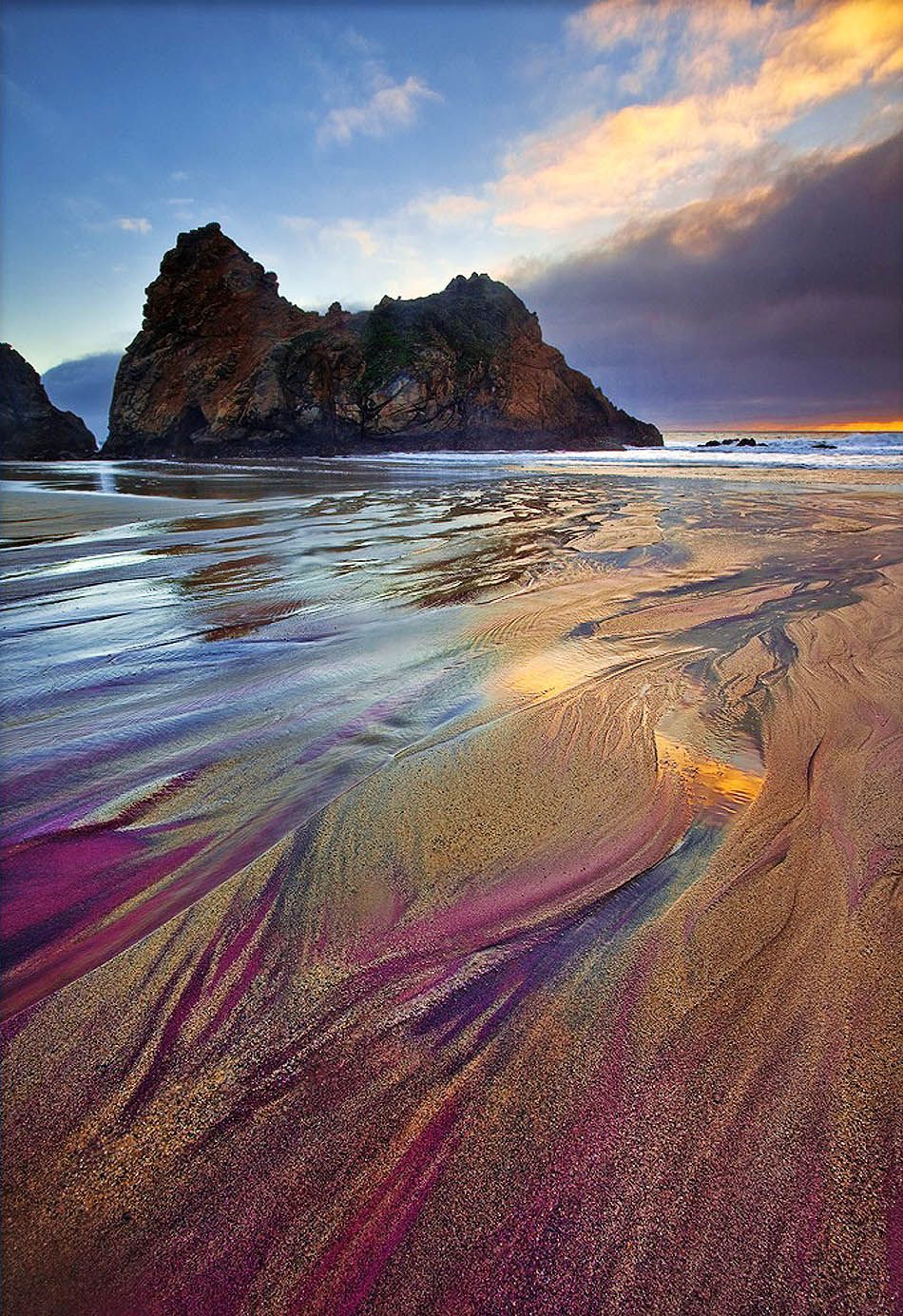 The Most Exotic Beaches In The World | Pfeiffer Purple Sand Beach | California, USA| Travel