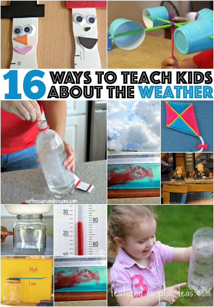 These 16 ways to teach kids about weather are fun for parents and kids alike.