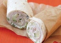 Turkey Wrap with Cucumber Cream Cheese – Easy Low Calorie Recipes | Top recipes magazine