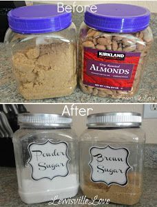 What?! This is awesome — Make your own fabulous Pantry Canisters