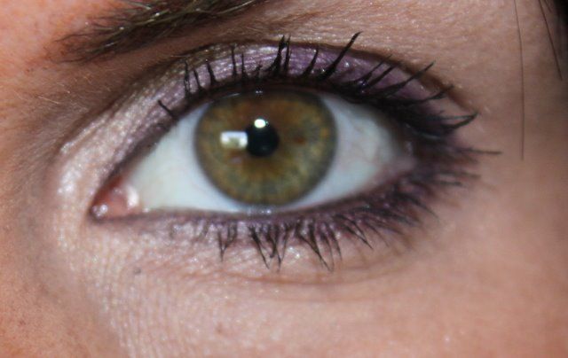FOTD – purple eyeliner on neutral eyes