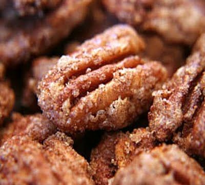 Holidays! ~Cinnamon Sugared Pecans…this will be a great gift in a mason jar &a