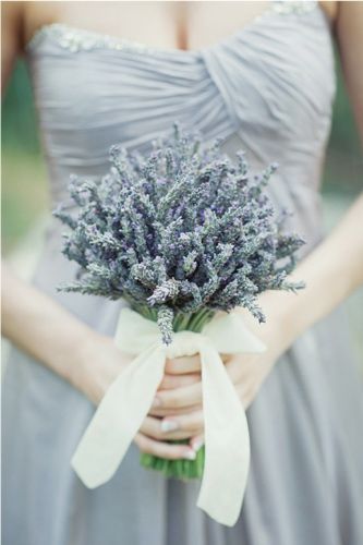 Bridesmaids: ?? Lavender wedding bouqet: different, and it would be calming and