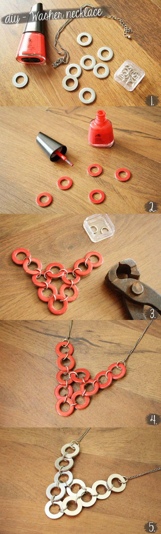 DIY – Washer necklace