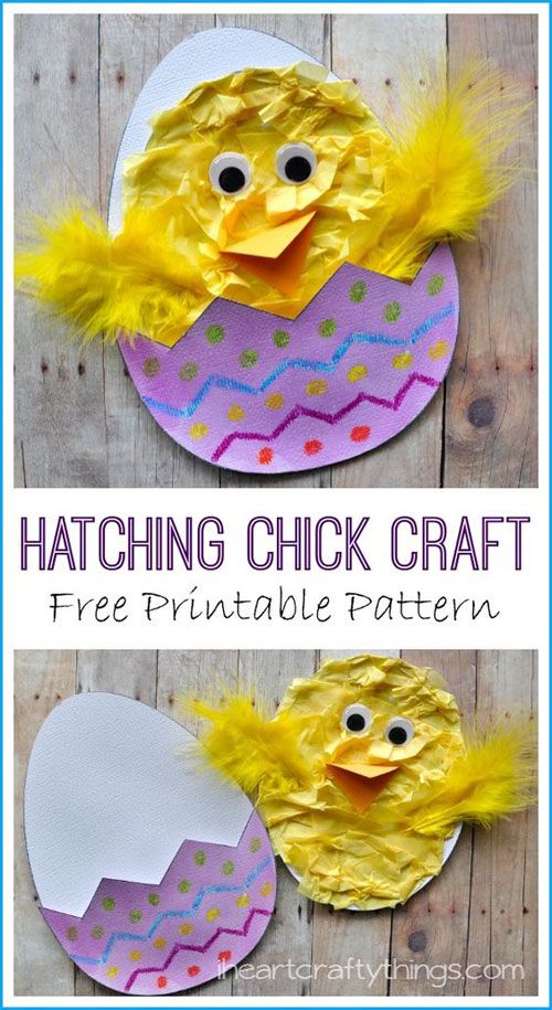 40+ Simple Easter Crafts for Kids -   Simple kids easter craft Ideas