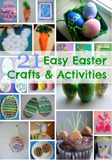 These easy Easter crafts for kids are all simple and trust me the ... -   Simple kids easter craft Ideas