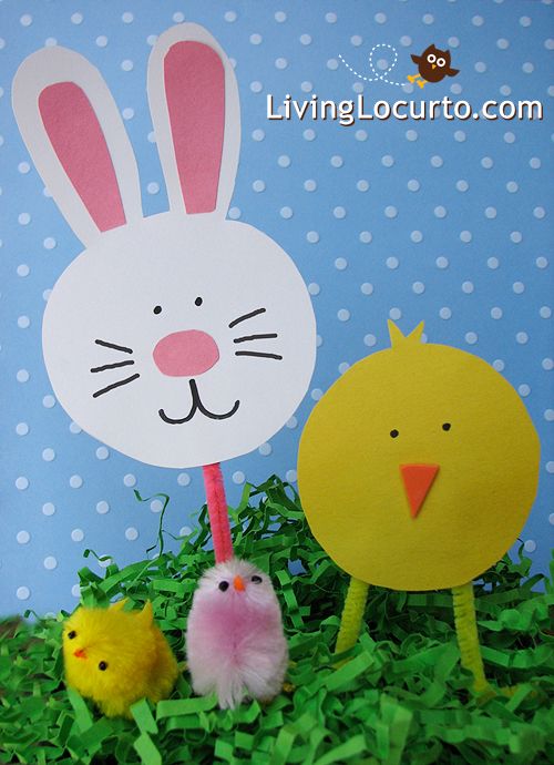 Easy DIY Easter Paper Crafts for Kids! Cute for decorating Easter ... -   Simple kids easter craft Ideas