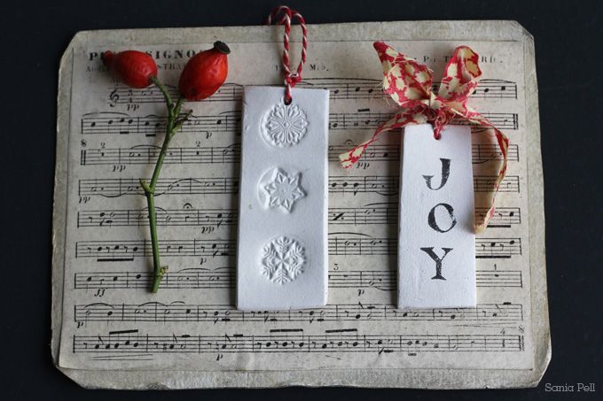 Clay Christmas Decorations ~ So pretty and easy to make!