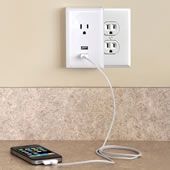Genius. The Plug-in USB Wall Outlets.