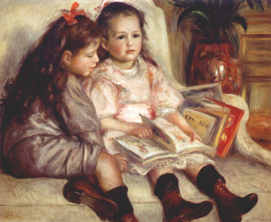 Portrait of Two Children, Pierre-Auguste Renoir (1895)