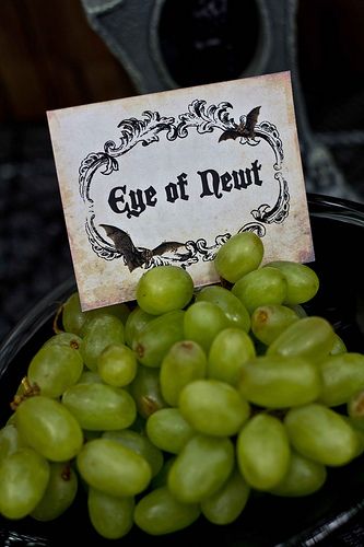 grapes for eyeballs healthy school party snack idea