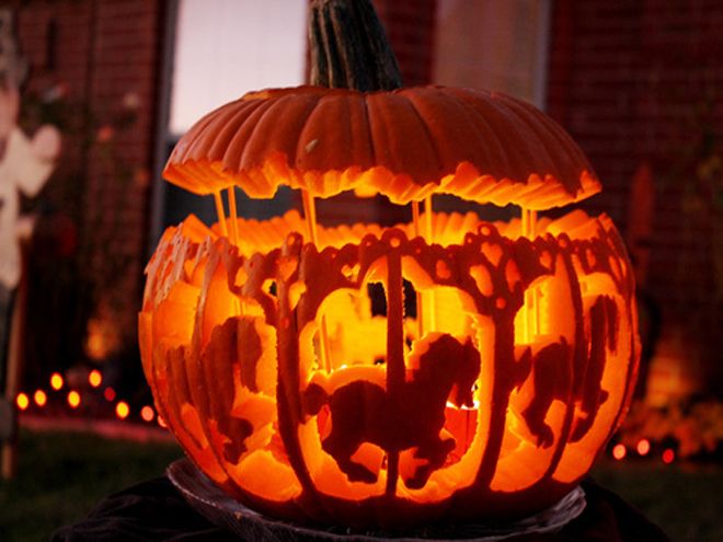 Amazing pumpkin carving
