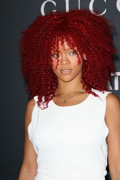 LOVE the big curly hair! This is my goal…eventually! ;-) (but not in red)
