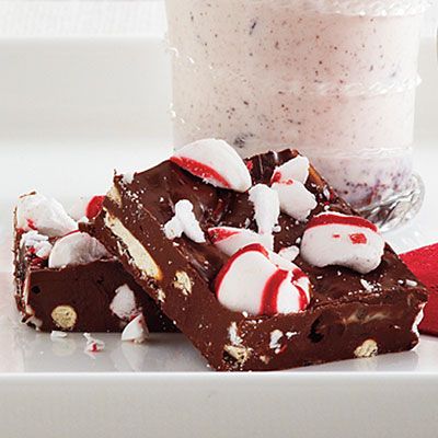 Milk Chocolate Peppermint Bark—great for Santa or your family and friends!