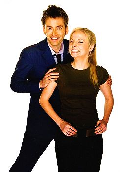The Doctor and the Doctor's daughter. David Tennant (10th Doctor) married Ge