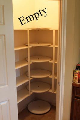 Lazy Susan Pantry Redesigned organized So Smart!