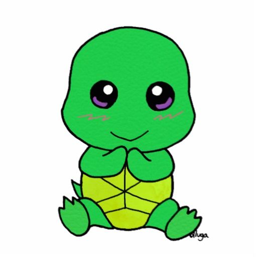 Cute Cartoon Baby Turtles -   Cute Turtle Pictures