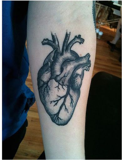 Heart tattoos