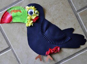 Dreaming of a jungle adventure? This Tropical Toucan Crafts is a great idea for