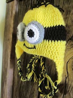 Minion and Tangled Crocheted Hats