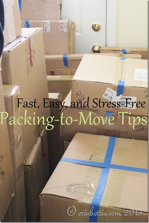 4 quick and easy DIY steps to help you pack up a whole house for moving day!