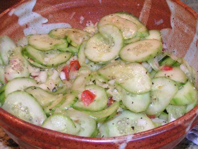 Cucumber Salad ~ Original Pinner Said: This is without a doubt, by far my favori