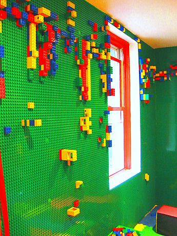 lego wall!! If it is a boy you should def do this!!