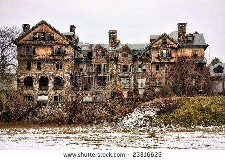 Ruins Of An Abandoned Building In Millbrook, New York