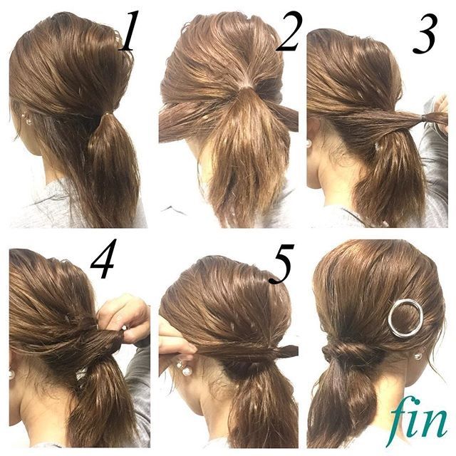 Low ponytail hairstyle Ideas