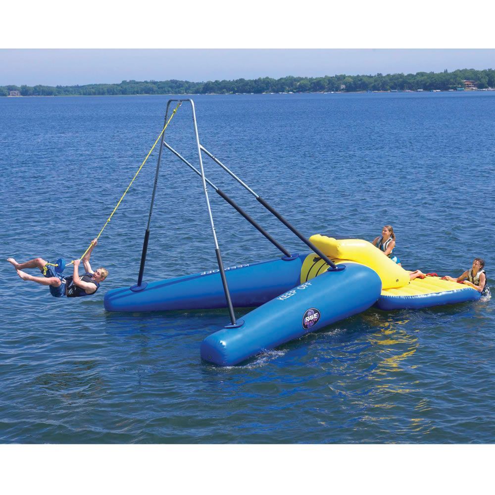 The Floating Rope Swing – Hammacher Schlemmer