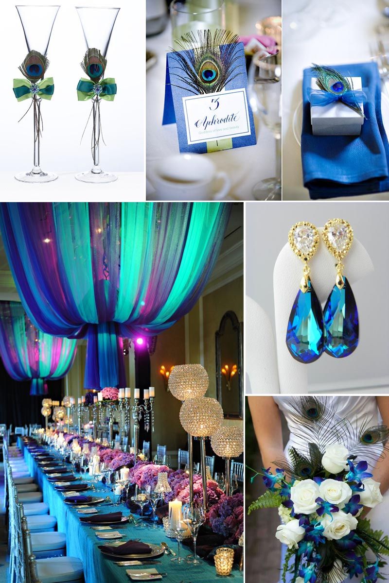 Peacock Wedding Theme Ideas