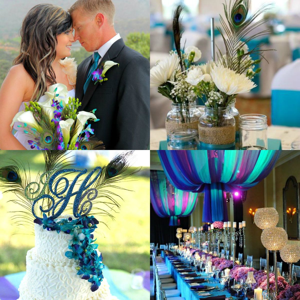 Peacock Wedding Theme Ideas