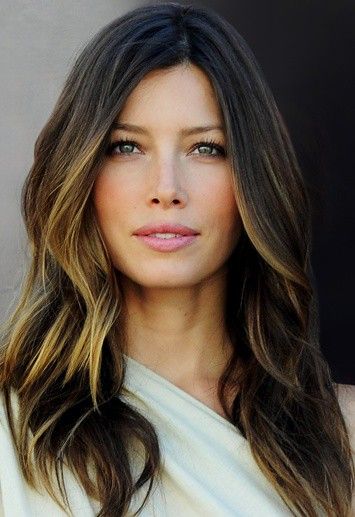 Jessica Biel Hair - Ombre - Aparently when you quit coloring your hair and let i