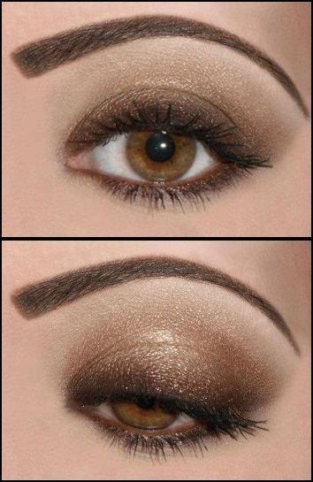 Different way to put on eyeshadow than what I'm used to.