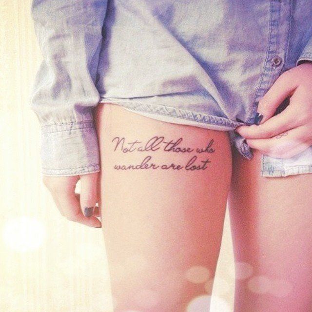 Beautiful and Inspiring Quote Tattoos