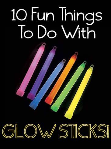 10 Fun Things to Do With Glow Sticks!