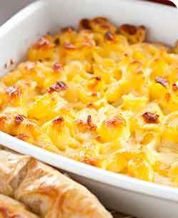 Classic Macaroni and Cheese – Low-fat cheese and skim milk help to make this fav