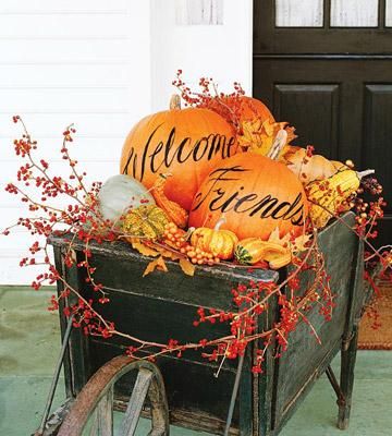 Pumpkin Decorating – Welcome Pumpkins