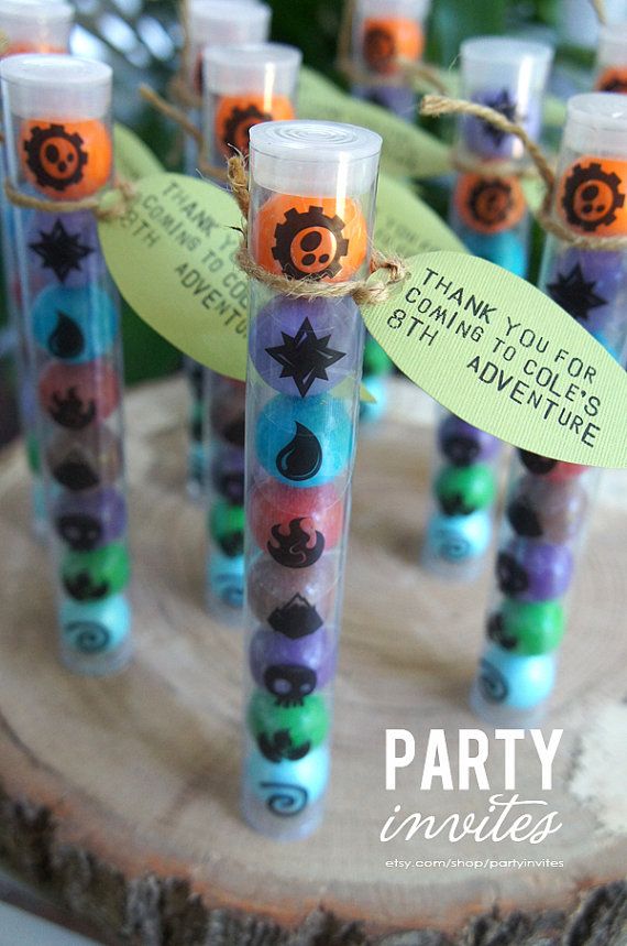 Skylanders Party Favors Element Stickers by partyinvites on Etsy, $3.00