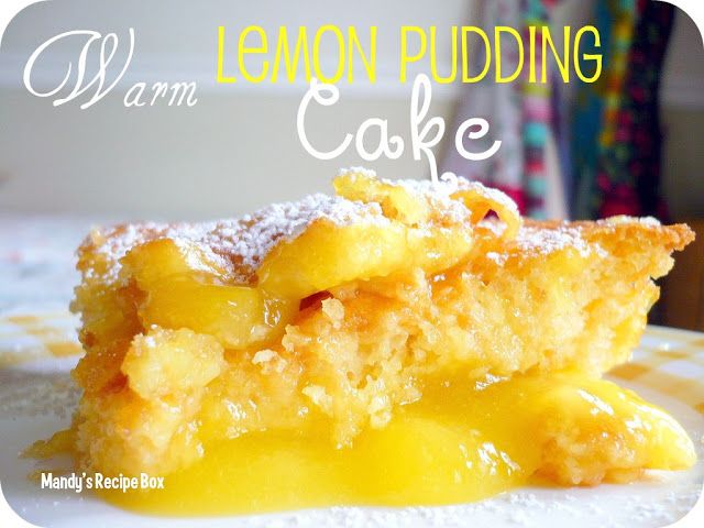 Warm Lemon Pudding Cake from Mandy's Recipe Box