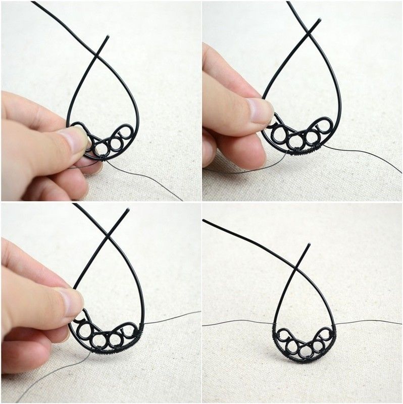 Handmade Jewelry Ideas Wire Wrapped Chandelier Earrings ... -   Wire Wrap Earrings Ideas
