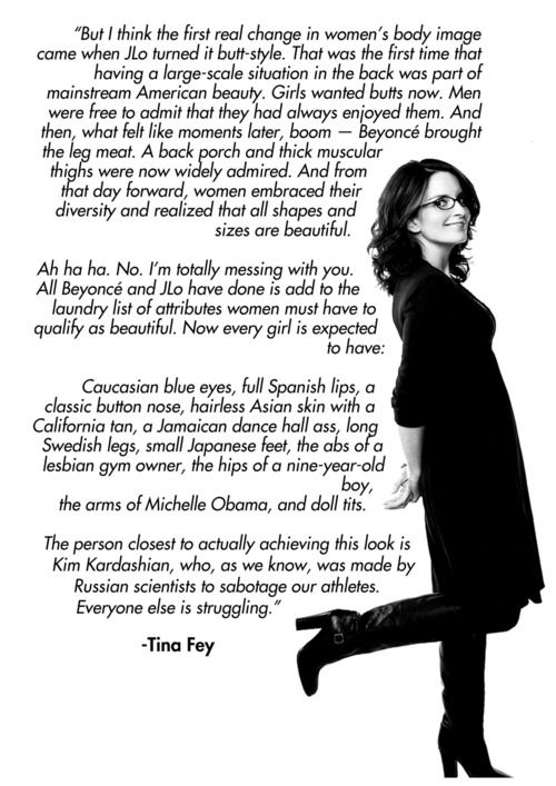 Tina Fey on Body Image