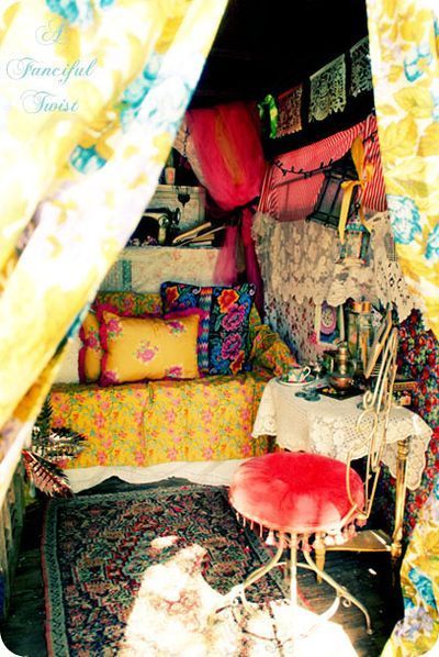 gypsy bohemian hippie interiors