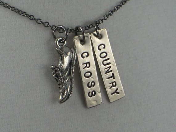 CROSS COUNTRY  Run Cross Country Running Necklace on by TheRunHome, $19.00