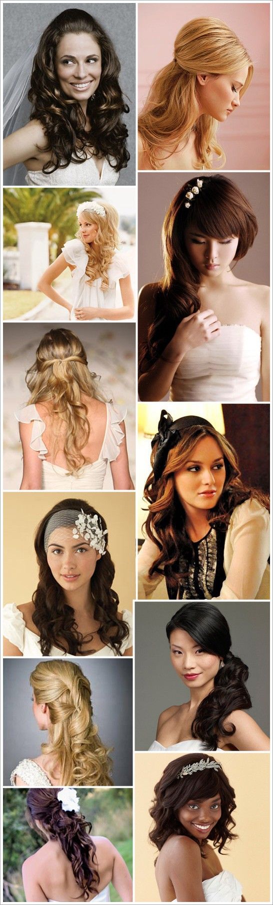 Soft, Swooping, & Feminine Styles for Long Hair. Now if only I had a clue ho