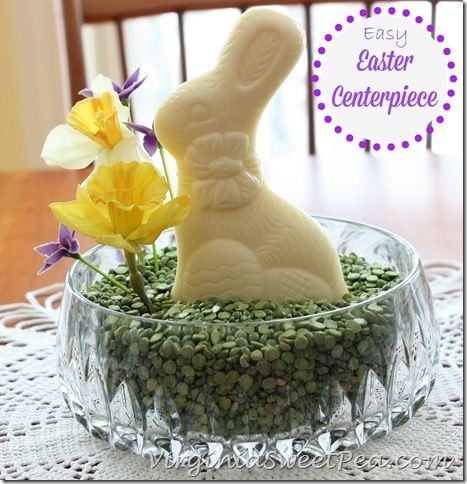 Easy Easter Centerpiece (Southern Living Copycat) - Sweet Pea -   Easter Centerpiece Ideas