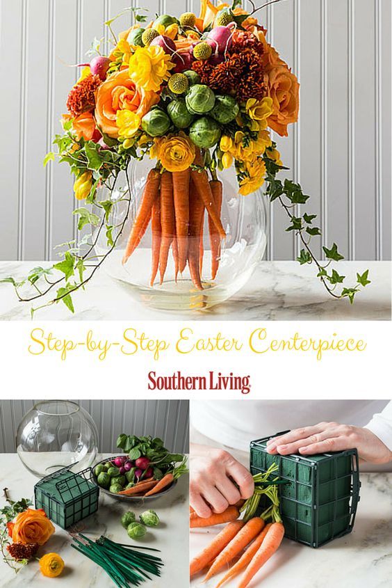 Easter-Spring Centerpiece - Lady Behind The Curtain -   Easter Centerpiece Ideas