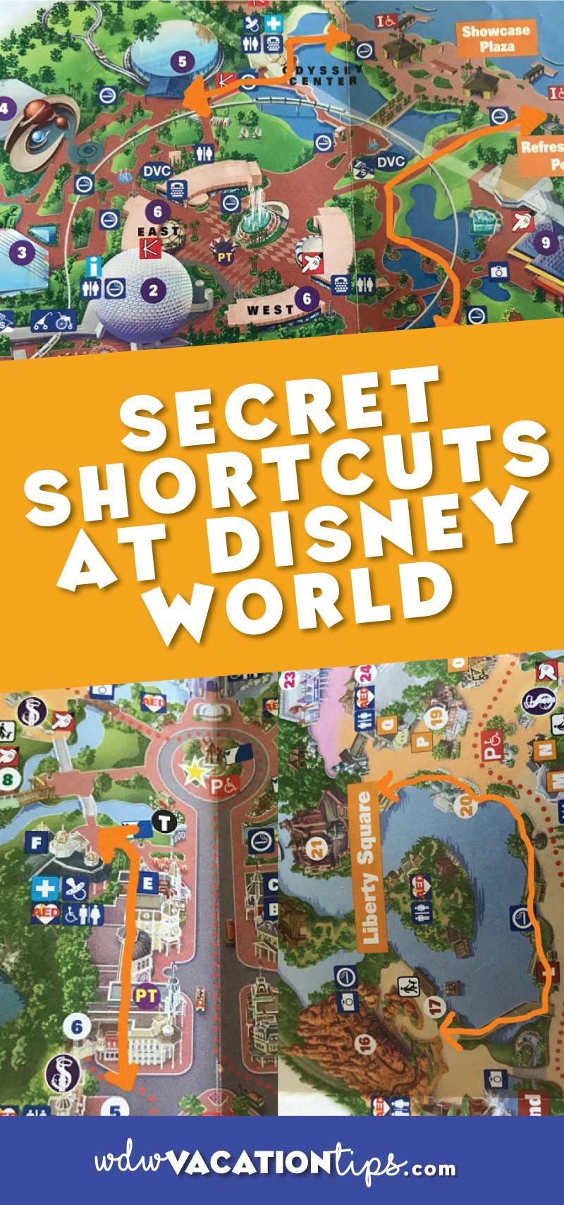 The Secret Shortcuts of Disney World -   Disney World Tips and Hacks Collection