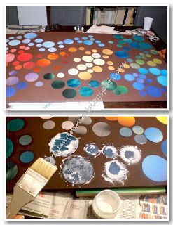 DIY Wall Art with magazine sheets